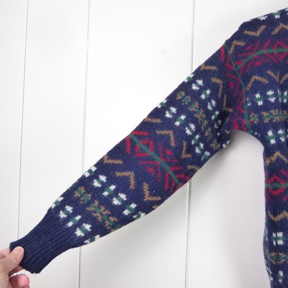 VTG American Eagle Outfitters Wool Blend Sweater SZ M Grandpa Winter MiUSA - Picture 2 of 7